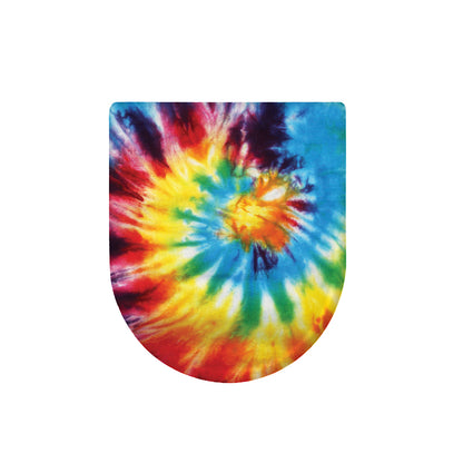 Colorful Tie Dye Print Toilet Lid Cover