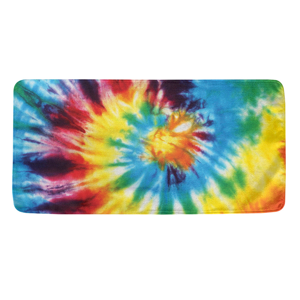 Colorful Tie Dye Print Towel