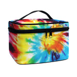 Colorful Tie Dye Print Travel Makeup Bag