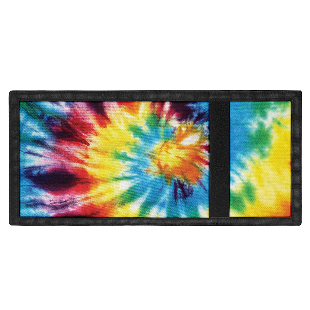 Colorful Tie Dye Print Trifold Wallet
