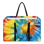 Colorful Tie Dye Print Utility Tote Bag