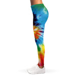 Colorful Tie Dye Print Women's Leggings