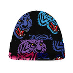 Colorful Tiger Head Pattern Print Beanie