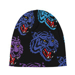 Colorful Tiger Head Pattern Print Beanie