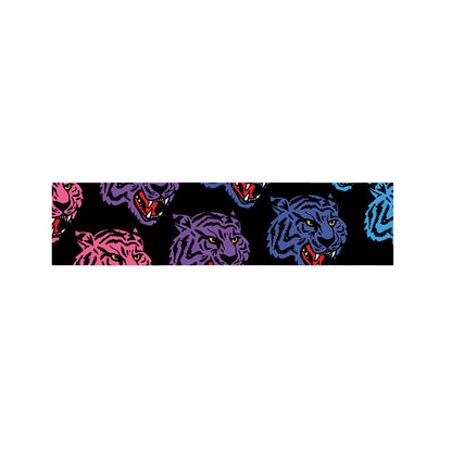 Colorful Tiger Head Pattern Print Bed Runner