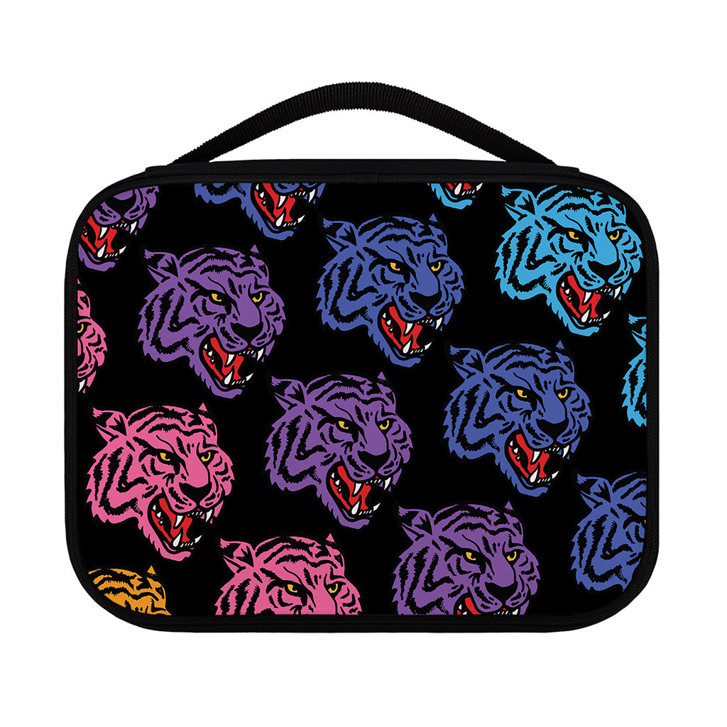 Colorful Tiger Head Pattern Print Classic Bible Case