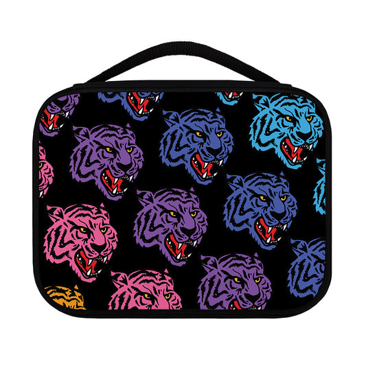 Colorful Tiger Head Pattern Print Classic Bible Case