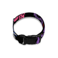 Colorful Tiger Head Pattern Print Dog Collar