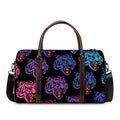 Colorful Tiger Head Pattern Print Duffel Bag
