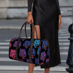 Colorful Tiger Head Pattern Print Duffle Bag