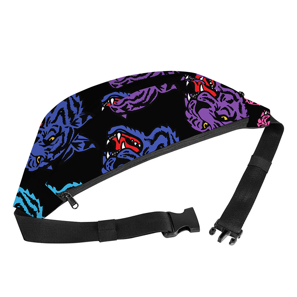 Colorful Tiger Head Pattern Print Fanny Pack