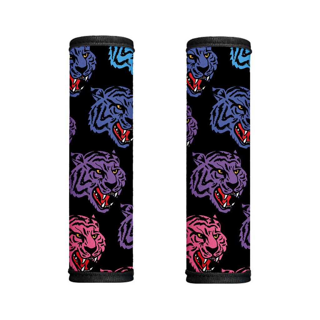 Colorful Tiger Head Pattern Print Handle Covers
