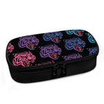 Colorful Tiger Head Pattern Print Insulin Cooler Travel Case