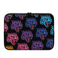 Colorful Tiger Head Pattern Print Laptop Sleeve