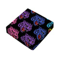 Colorful Tiger Head Pattern Print Outdoor Seat Cushion Cover