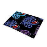 Colorful Tiger Head Pattern Print Pet Cooling Mat Cover