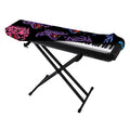 Colorful Tiger Head Pattern Print Piano Keyboard Cover