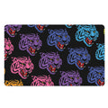 Colorful Tiger Head Pattern Print Polyester Doormat