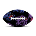 Colorful Tiger Head Pattern Print Rugby Ball