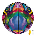 Colorful Tiger Portrait Print Basketball