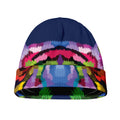 Colorful Tiger Portrait Print Beanie