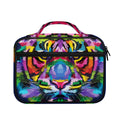 Colorful Tiger Portrait Print Briefcase Bible Bag