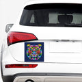 Colorful Tiger Portrait Print Car Sticker
