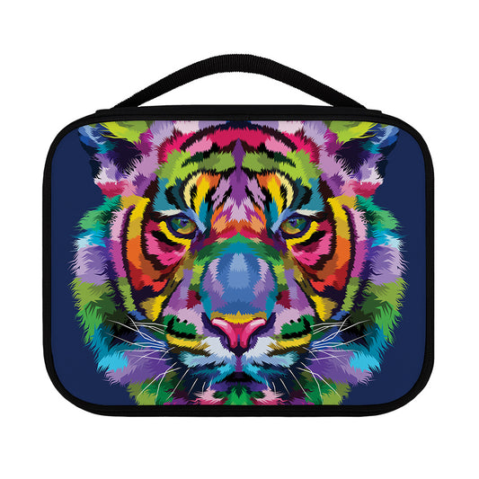 Colorful Tiger Portrait Print Classic Bible Case