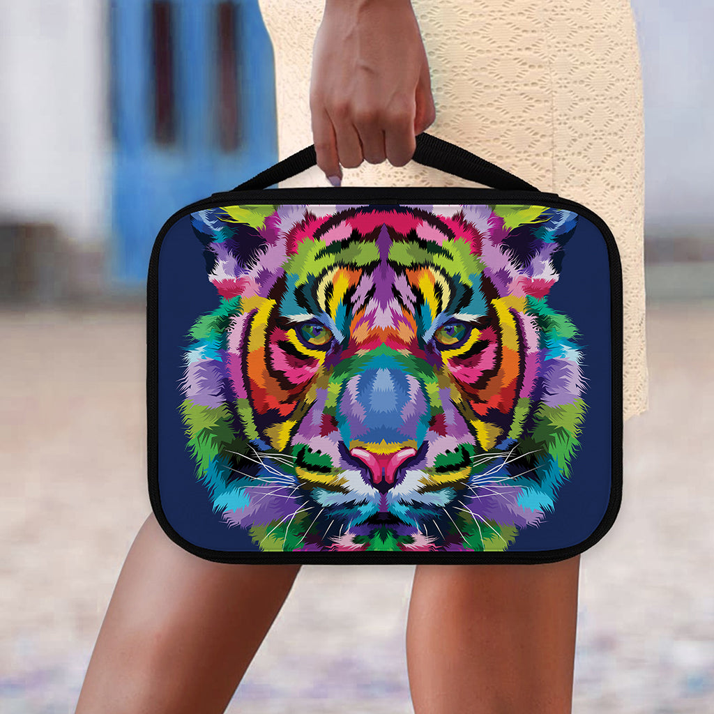 Colorful Tiger Portrait Print Classic Bible Case