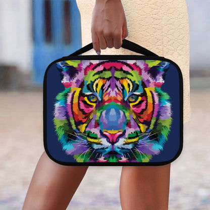 Colorful Tiger Portrait Print Classic Bible Case
