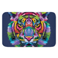Colorful Tiger Portrait Print Indoor Door Mat