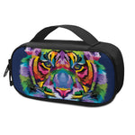 Colorful Tiger Portrait Print Insulin Cooler Travel Case