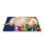 Colorful Tiger Portrait Print Pet Cooling Mat Cover
