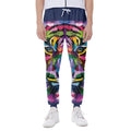Colorful Tiger Portrait Print Joggers