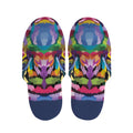 Colorful Tiger Portrait Print Slippers