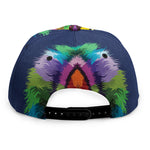 Colorful Tiger Portrait Print Snapback Cap