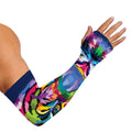Colorful Tiger Portrait Print Sun Protection Arm Sleeves