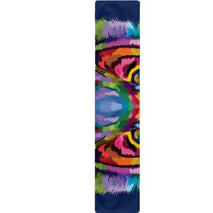 Colorful Tiger Portrait Print Table Runner