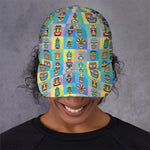 Colorful Tiki Pattern Print Baseball Cap