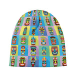 Colorful Tiki Pattern Print Beanie