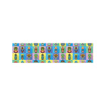 Colorful Tiki Pattern Print Bed Runner