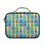 Colorful Tiki Pattern Print Briefcase Bible Bag