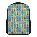 Colorful Tiki Pattern Print Casual Backpack