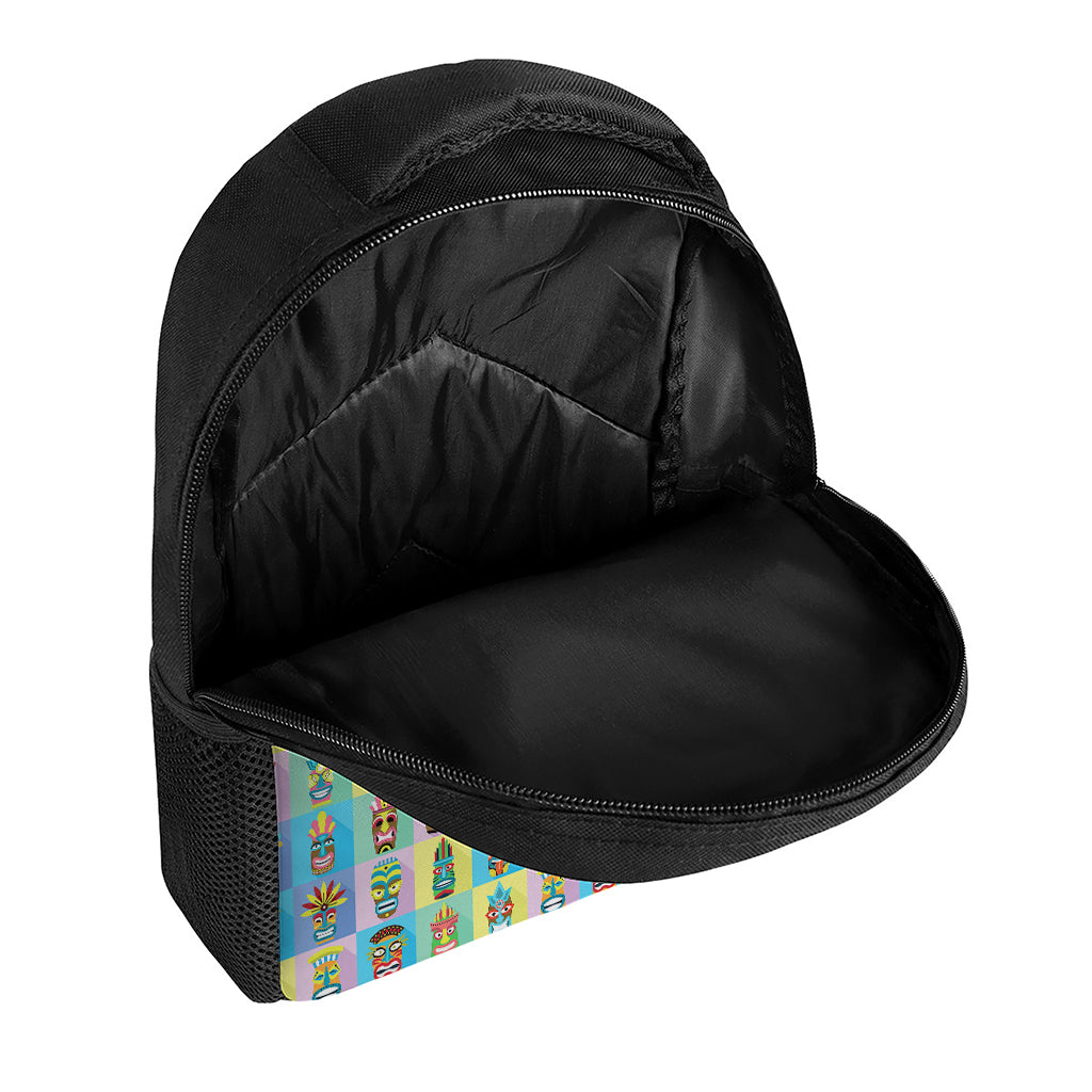 Colorful Tiki Pattern Print Casual Backpack