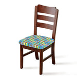 Colorful Tiki Pattern Print Chair Cushion Cover