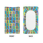 Colorful Tiki Pattern Print Changing Pad Cover