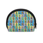 Colorful Tiki Pattern Print Coin Purse