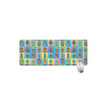 Colorful Tiki Pattern Print Extended Mouse Pad