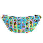 Colorful Tiki Pattern Print Fanny Pack