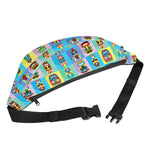 Colorful Tiki Pattern Print Fanny Pack